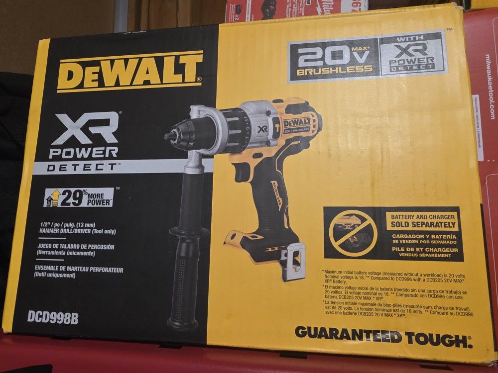 Dewalt XR POWER DETECTED HAMMER DRILL TOOL ONLY PICK UP CONCORD PINOLE