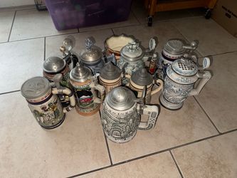 Vintage Beer Steins
