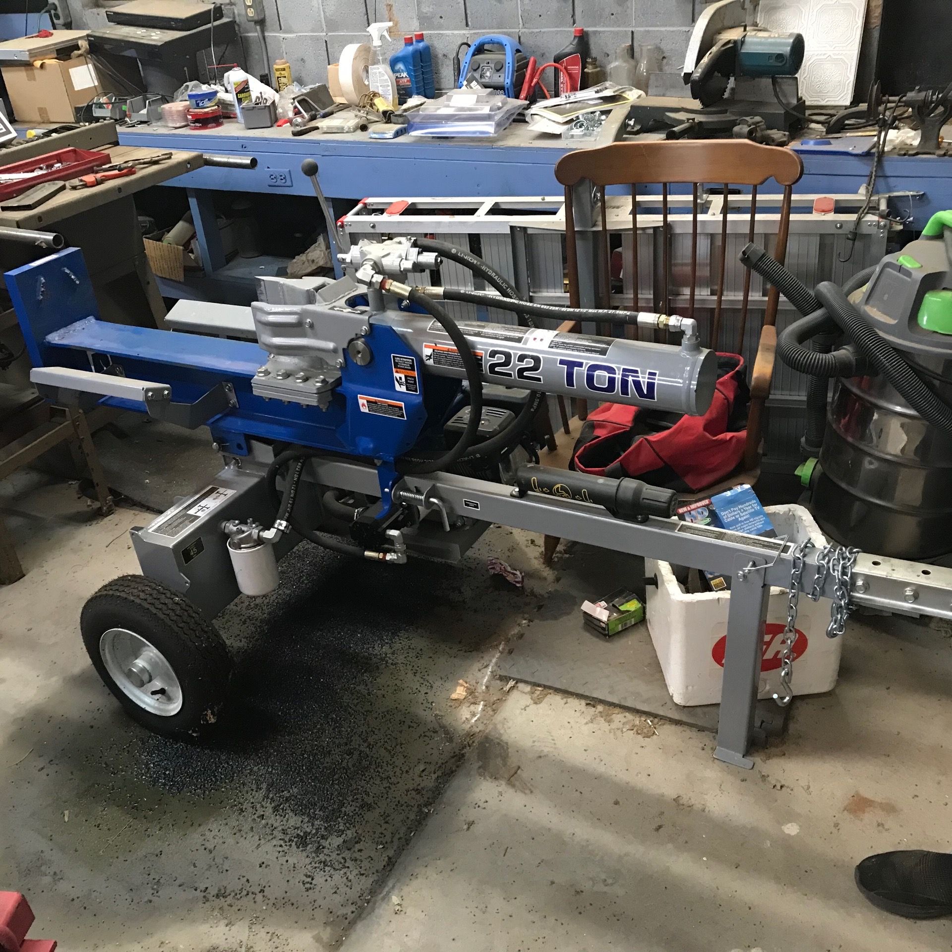 22-Ton Hydraulic Log Splitter – Heavy Duty for Sale in Pelzer, SC - OfferUp