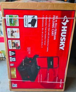 Husky
38 in. W All-Terrain Folding Tool Cart