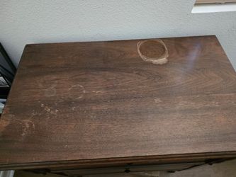 Antique table cabnet