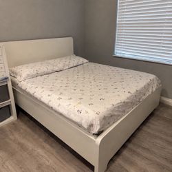IKEA Malm Full Size Bed Frame - White 