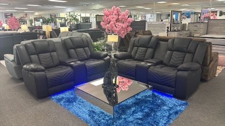 2pc power reclining furniture living room set! Weekend special $1599