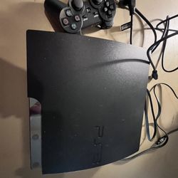 PS3 Slim 160 Slim W Control And Cables