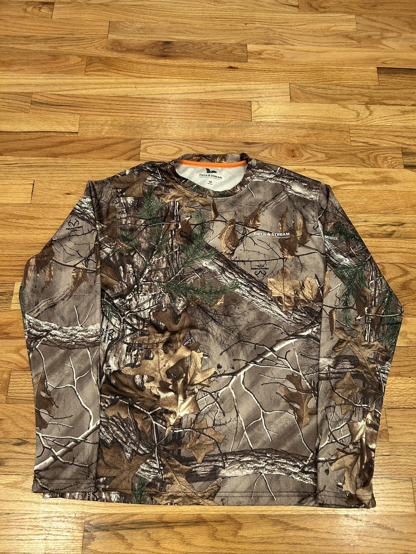 Real Tree Camo Long sleeve Shirt Size Large