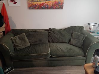 Green couch