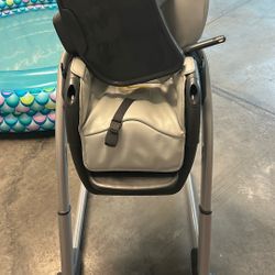 Baby High Chair ( Leather )