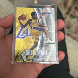 2000 Fleer Lakers Kobe Bryant game time. 