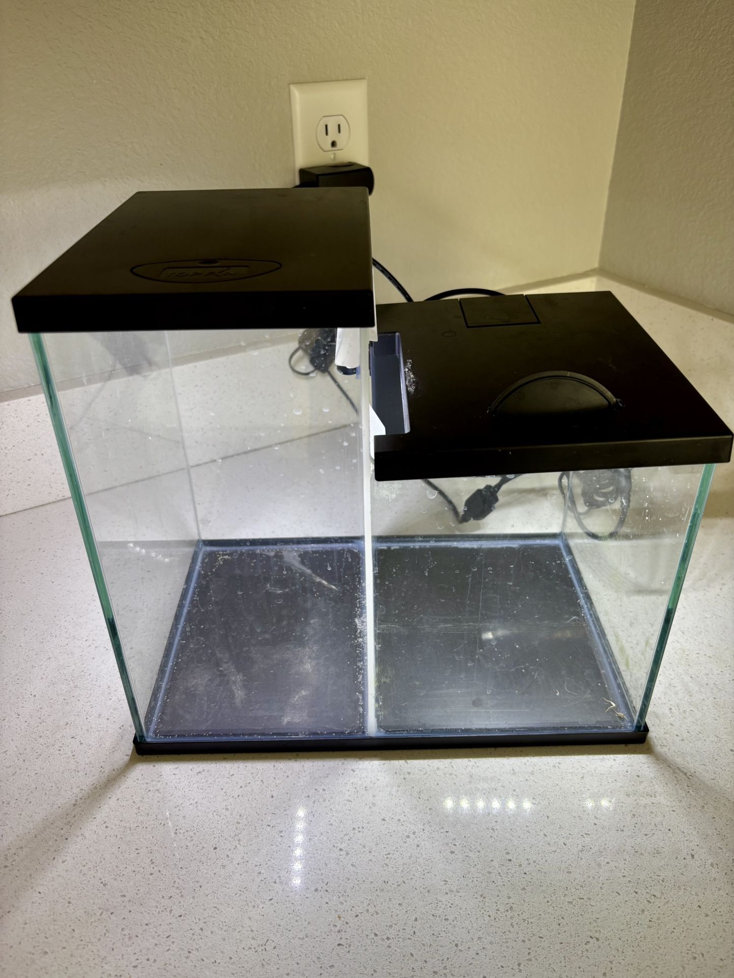 Fish Tank- Top Fin Dual Betta Waterfall Tank