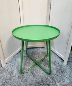Metal side table 17"D x 17"W x 17"H