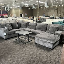 NEW Grey Sectional Sofa