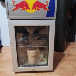 Small Red Bull Refrigerator
