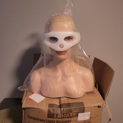 Maniquin Head With Shoulders And Cap