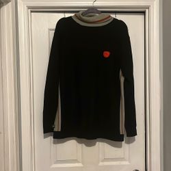 Black Puma Turtleneck Sweater