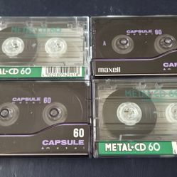MAXELL METAL audio cassette tapes 