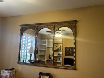 vintage large mirror
