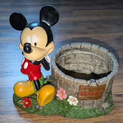💫🪴Disney Mickey Mouse Wishing Well Planter🍃🪻🌱✨