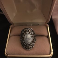 Womens Tibetan Silver Ring