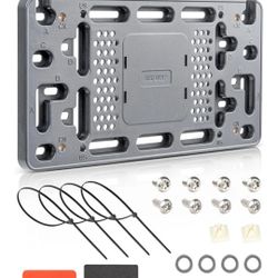 License Plate Bracket With Hidden Airtag Compartment 