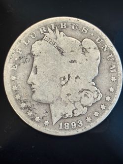 1893-CC Morgan Dollar Carson City Key Date