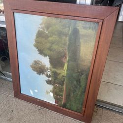 Large wooden frame