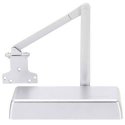 Amazon Commercial Standard Arm Door Closer, Silver (2pk)
