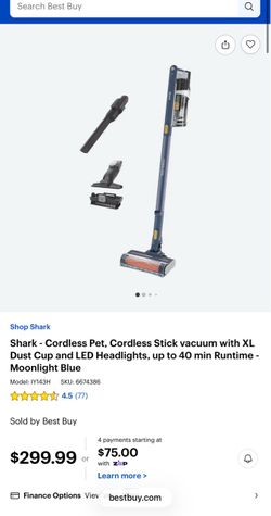 Shark Cordless Vacuum new