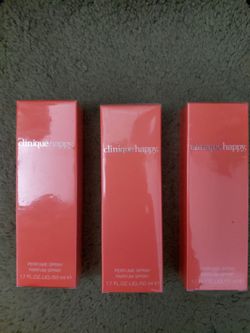 NEW (1) AUTHENTIC CLINIQUE HAPPY PERFUME SPRAY 1.7 OZ