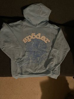 Blue sp5der hoodie