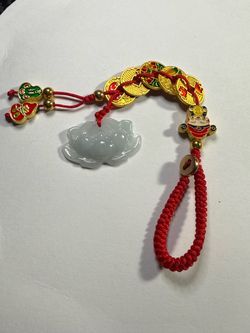 Chinese Lucky Charm with Jade Pendant