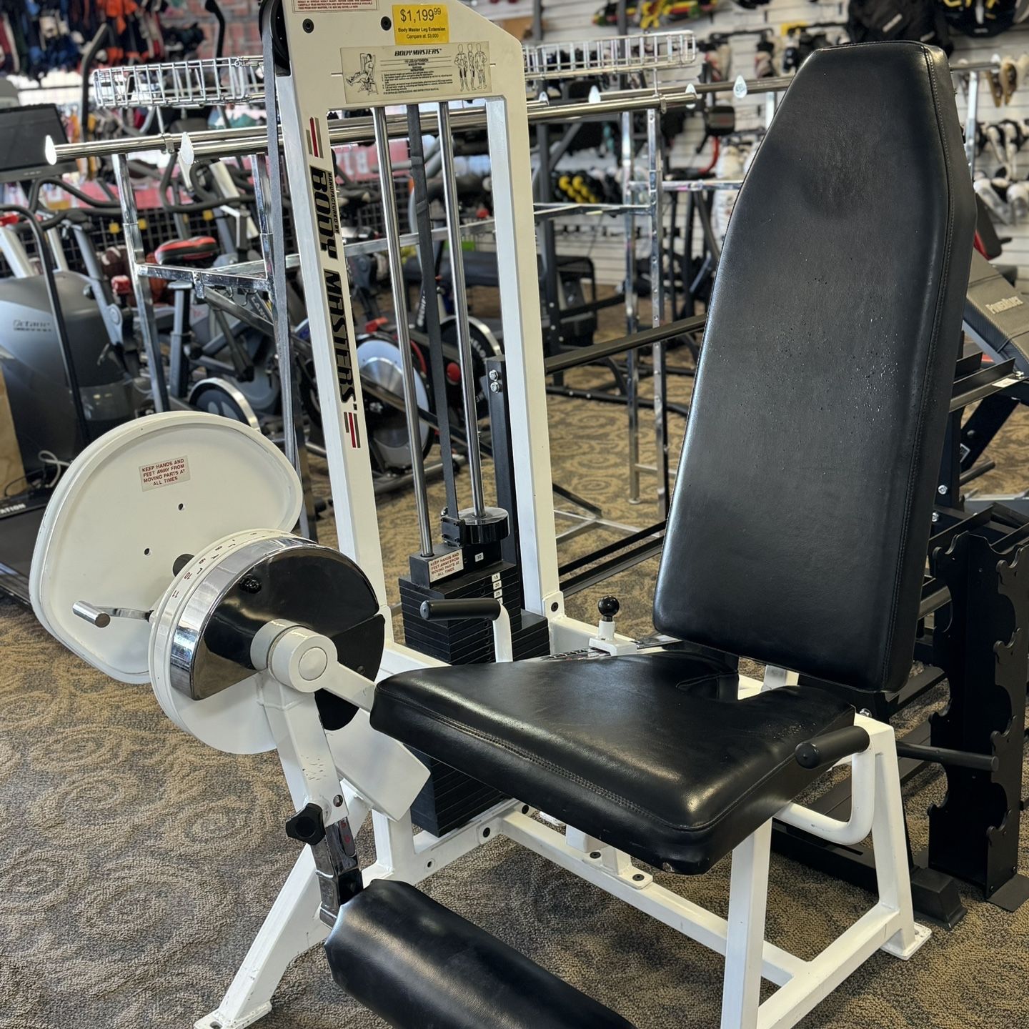 Body Master Leg Extension Machine