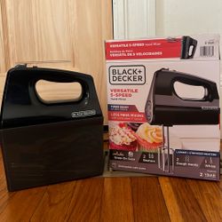 Black Decker Versatile 5 Speed Hand Mixer