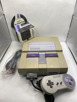 SNES Super Nintendo Entertainment System SNES Console SNS-001 w/ Controller