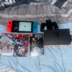 Nintendo Switch Bundle with Dock and 1 game
