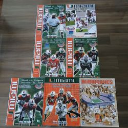 7 MIAMI HURRICANES PROGRAMS