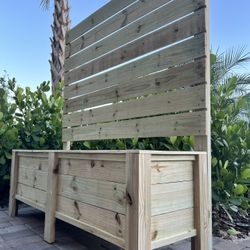 🍋🌶️🫑XXL Raised Garden Bed + Privacy Fence Trellis Lanai 🌼72”L x 21”W x 78”H🍇Herbs Flowers🦋🌿🍅