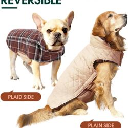 Dog Reversible Coat. 2XL. New