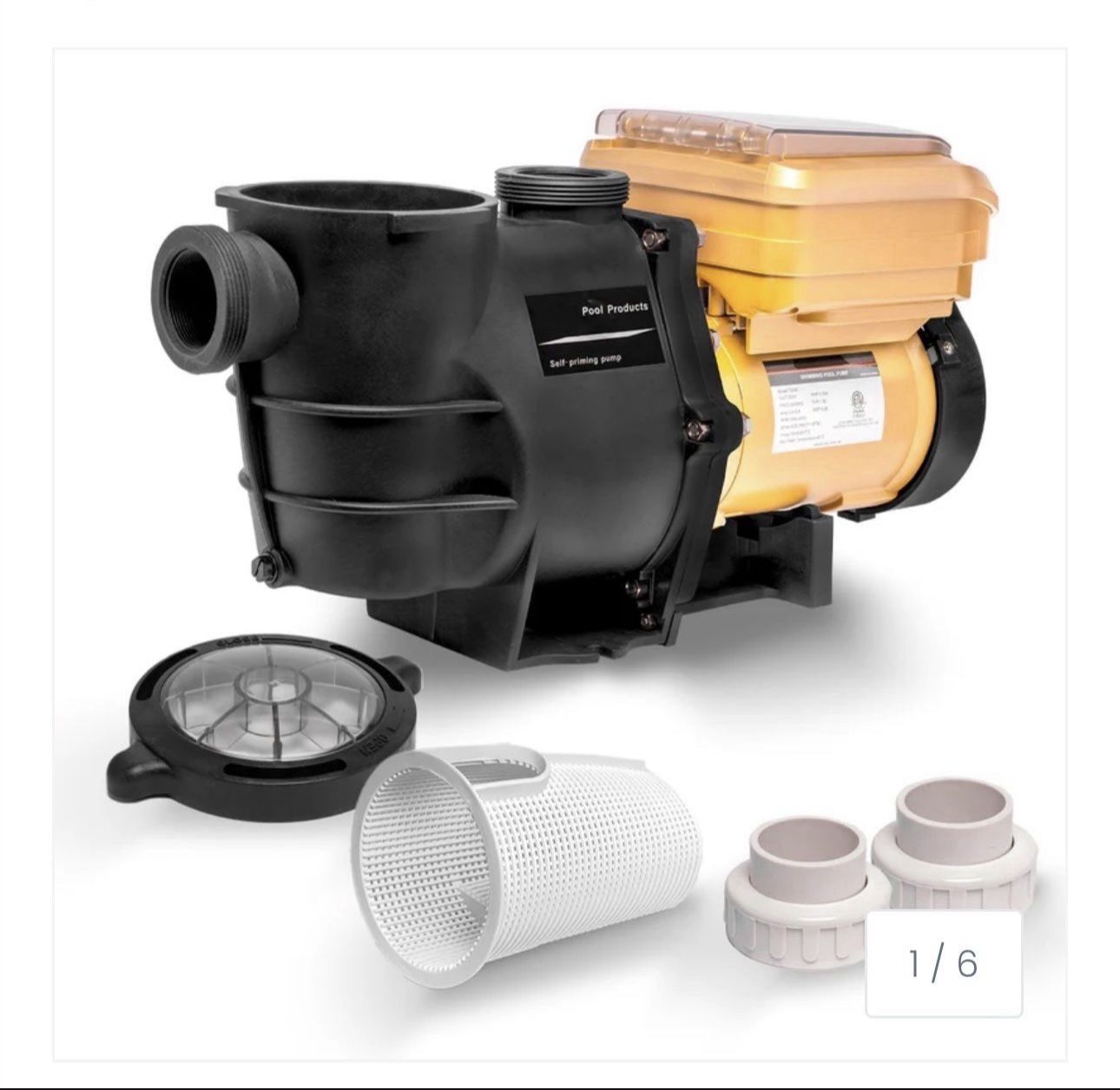 XtremepowerUS Swimming Pool Pump Variable Speed 1.5HP Digital LCD In-Ground SKU: 75019