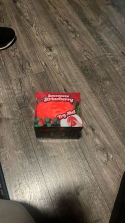 Squeeeze Strawberry Stress Squeeze Toy