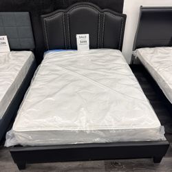 Full Size Bed- Mattress Included 