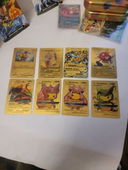 Pokemon Gold Foil Cards