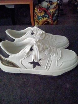 Vintage Havana Sneakers White Black/Gold Size 11