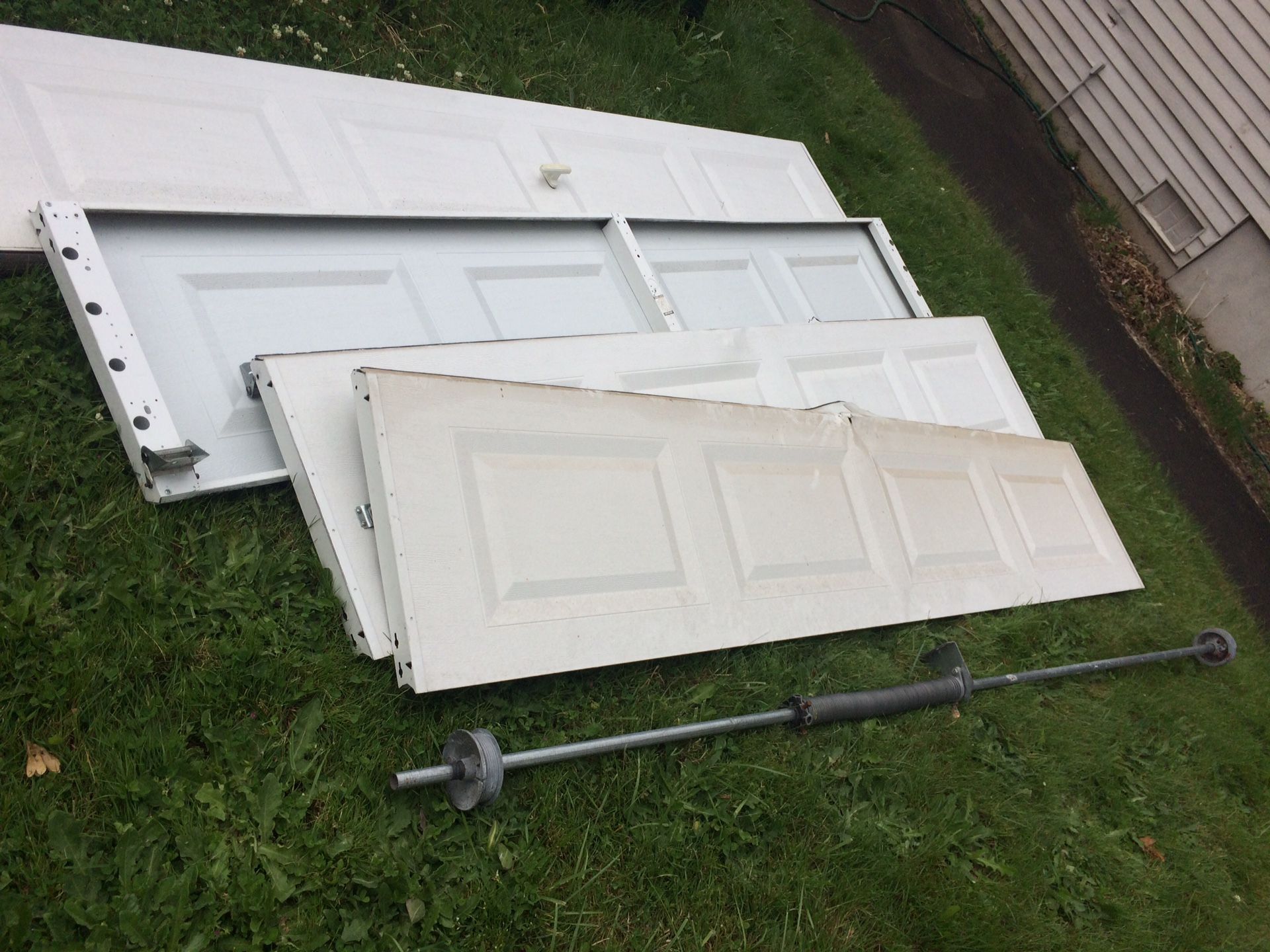Garage door 7x9 metal scrapper for Sale in Portland, OR OfferUp