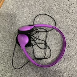 Purple Headphones