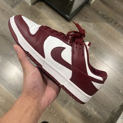 (Pre-owned) Nike dunk low team Red