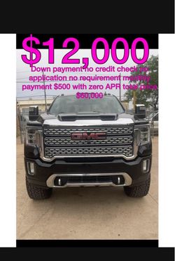 2023 gmc no credit application