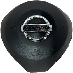 2018-2025 Nissan Leaf LH Driver Wheel  Black Silver Emblem