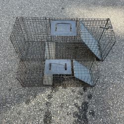 Advantek Animal Cage Trap w/Iron Door Steel