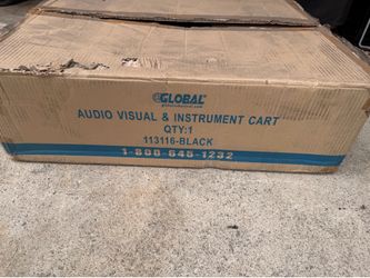 Audio visual instrument cart