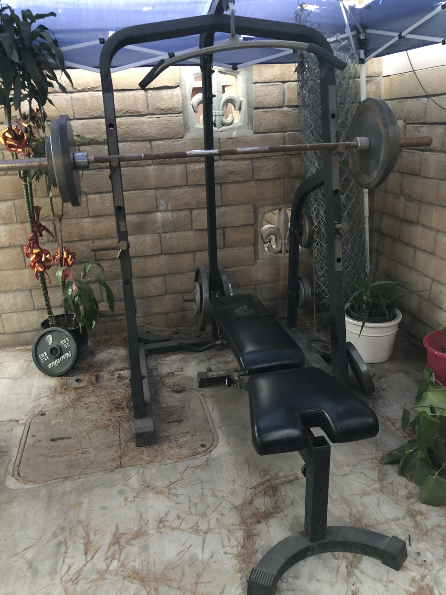 Fully Equipped weight rack